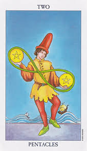 2 of pentacles - rider